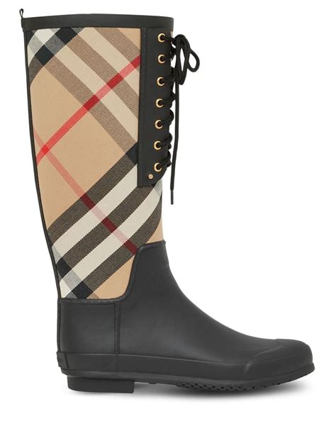 botas para lluvia burberry|net a porter burberry rain boots.